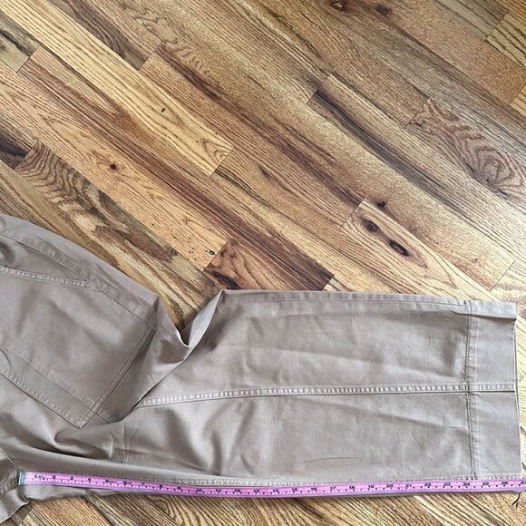 A.L.C. Women's Khaki Tan Augusta Belted Paperbag Cargo Pants Size 12 EUC - Picture 8 of 8